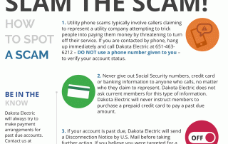 Avoiding a utility scam