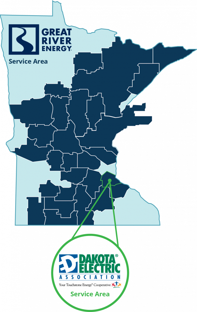 Service Area Dakota Electric Association®